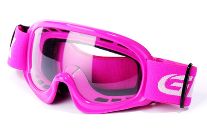 GLX YH15 front view showing full goggle profile and clear field of vision