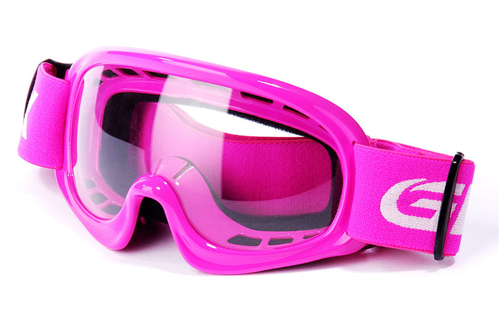 GLX YH15 front view showing full goggle profile and clear field of vision