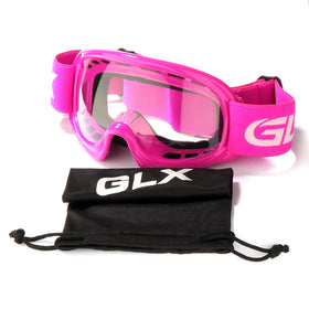 GLX YH15 on youth rider in action showing helmet integration and stable protection