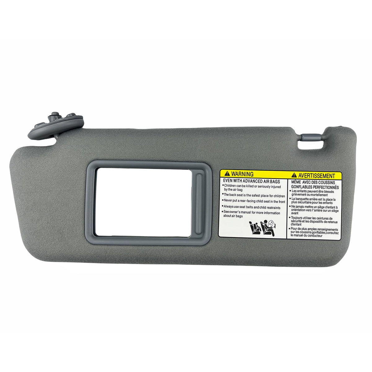 GlymXia visor installed in Tacoma demonstrating matched interior look benefit