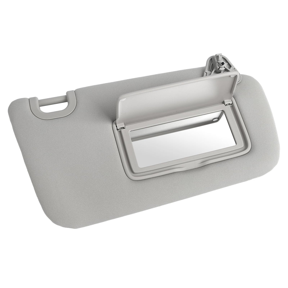 GlymXia visor mirror with sliding cover showing privacy and convenience