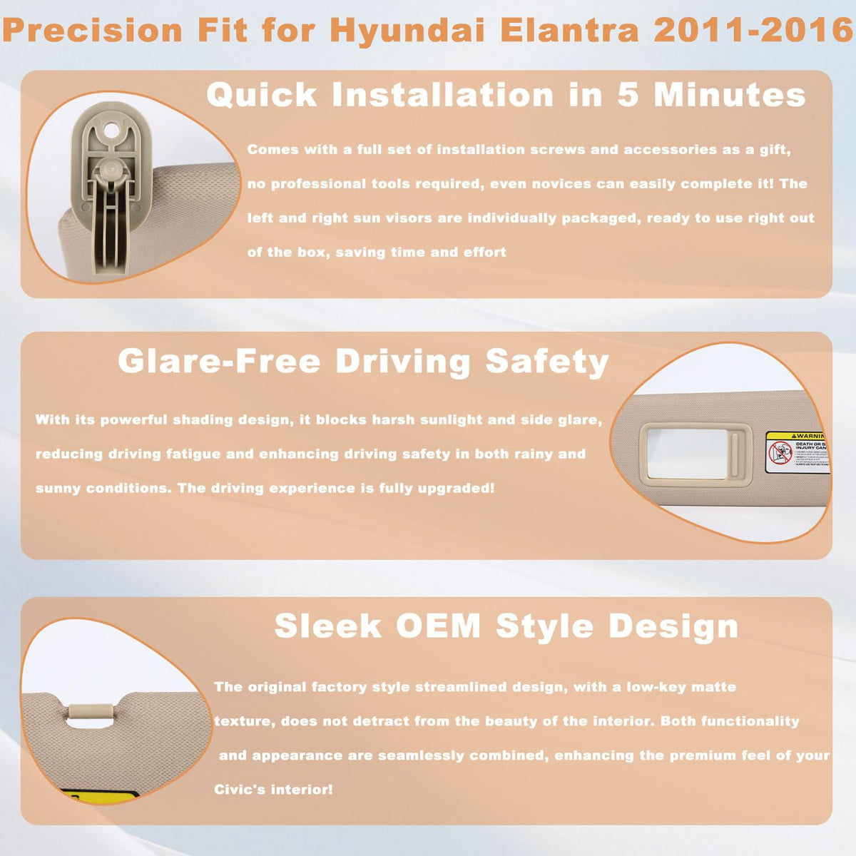 GlymXia vanity mirror with sliding cover for discreet convenience