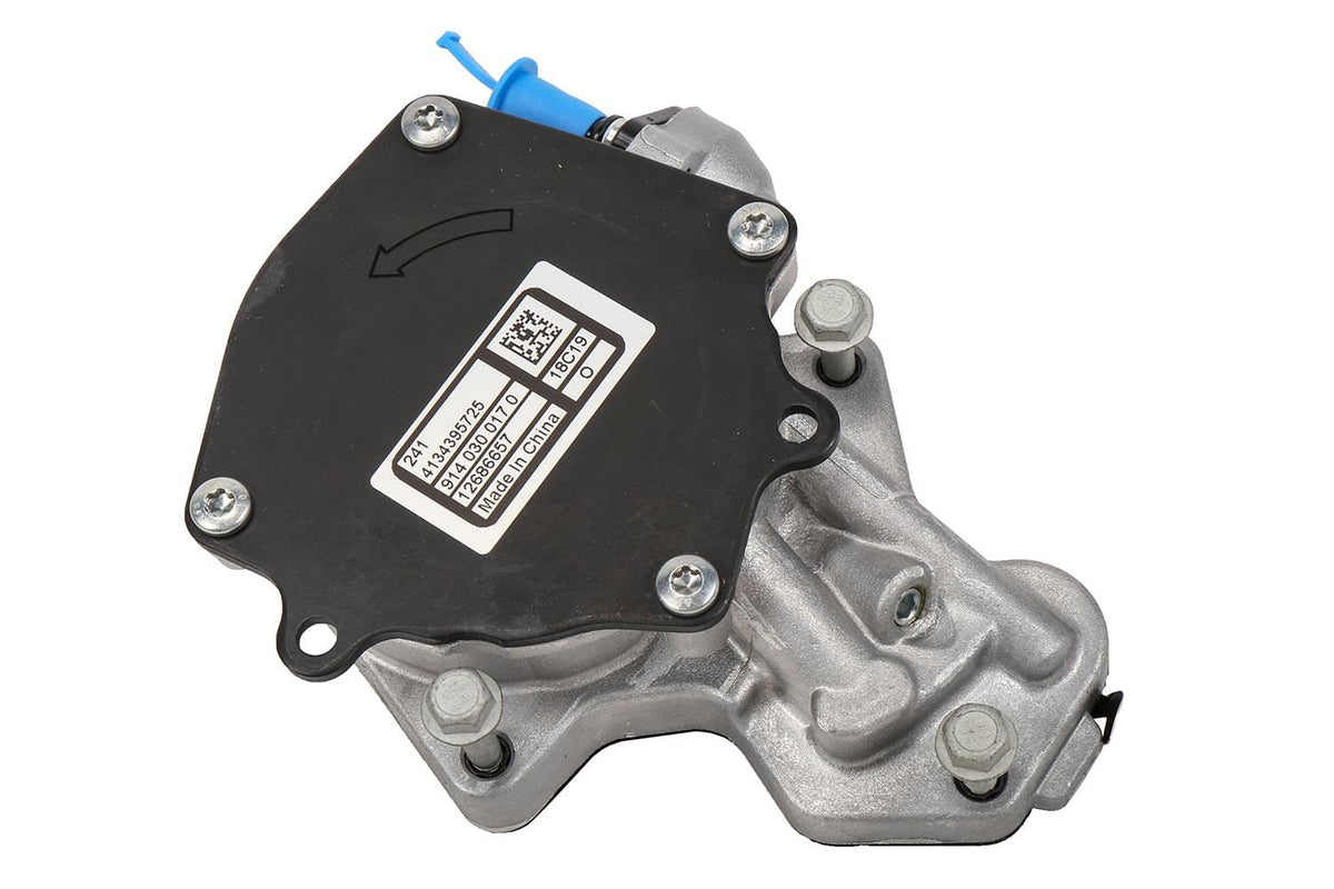 GM Genuine Parts vacuum pump front view showing design and OE fit