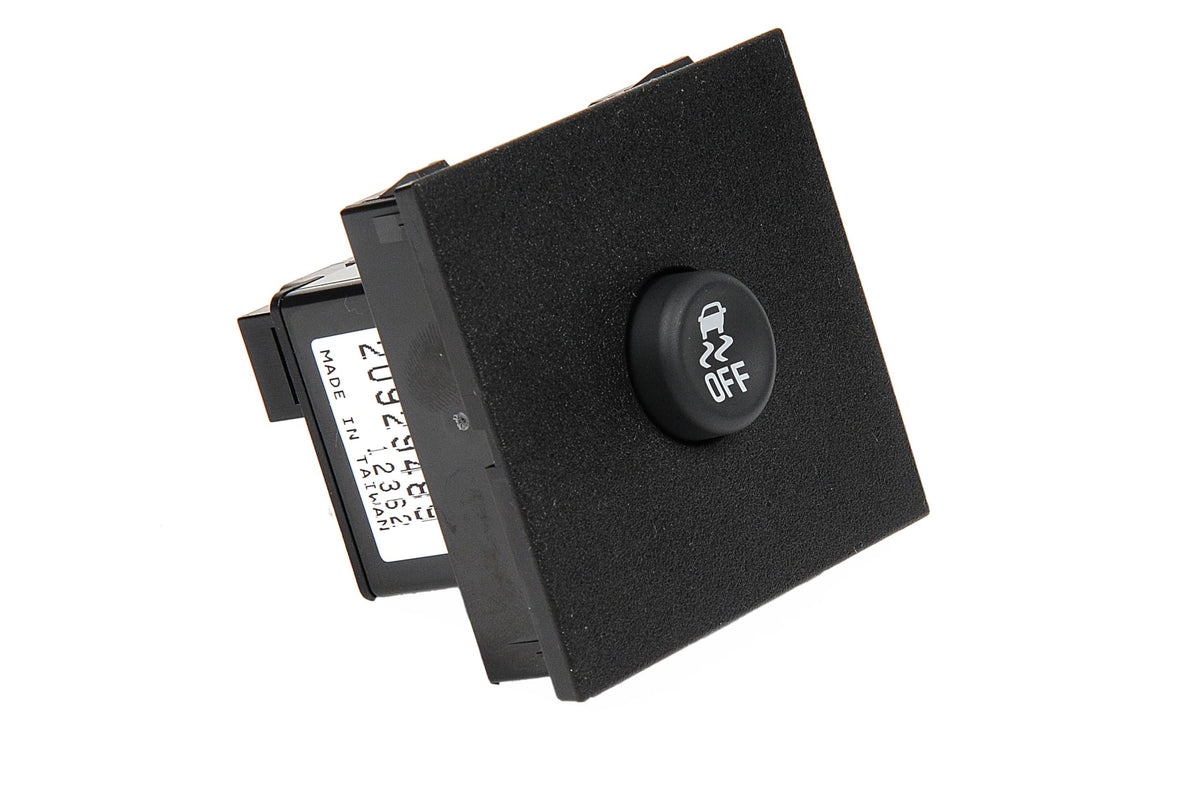 GM Genuine Parts front switch assembly showing bezel and buttons for easy replacement