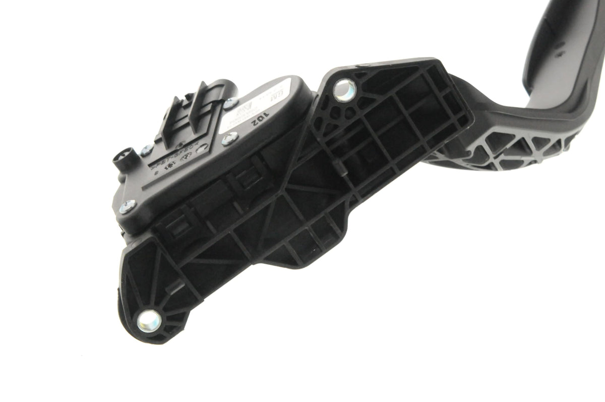 GM accelerator pedal installed in vehicle footwell demonstrating OEM fit and improved throttle control