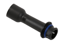 GM Genuine Parts engine oil filler tube front view showing shape and mounting points for correct fit