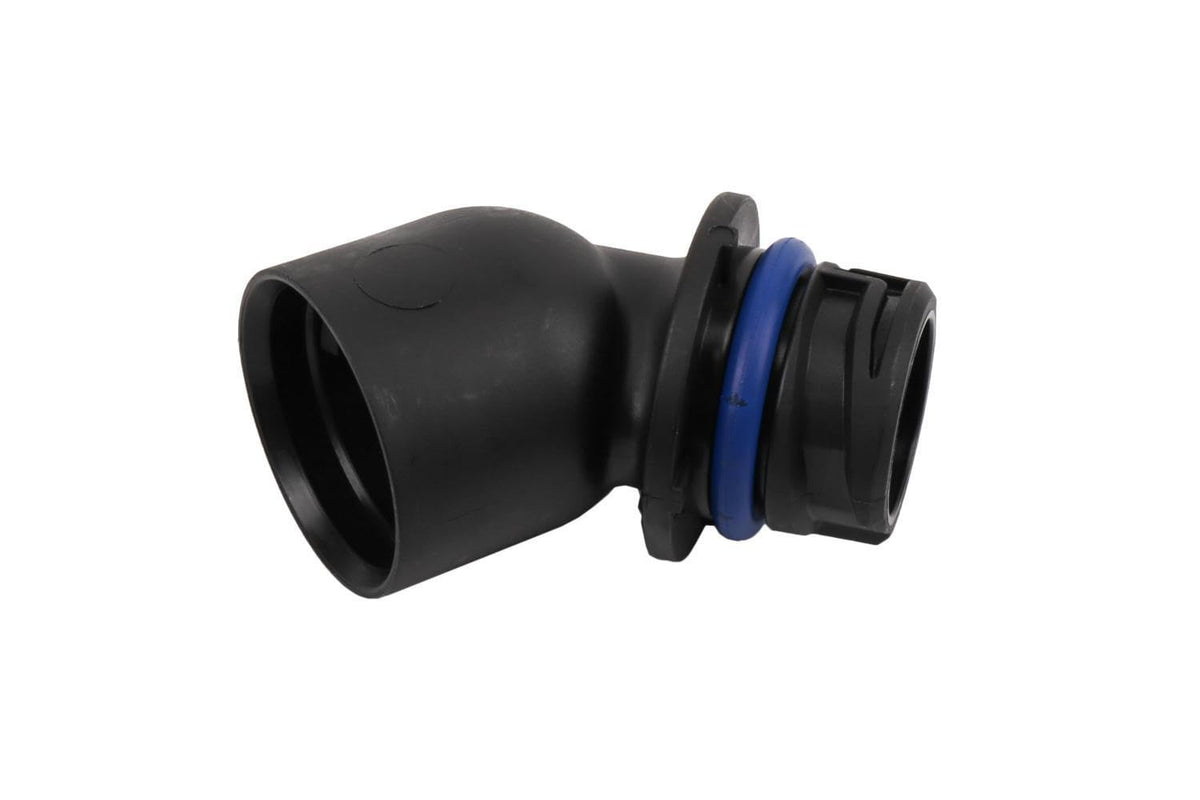 GM Genuine Parts oil filler tube front view showing shape and mounting points for reliable fit