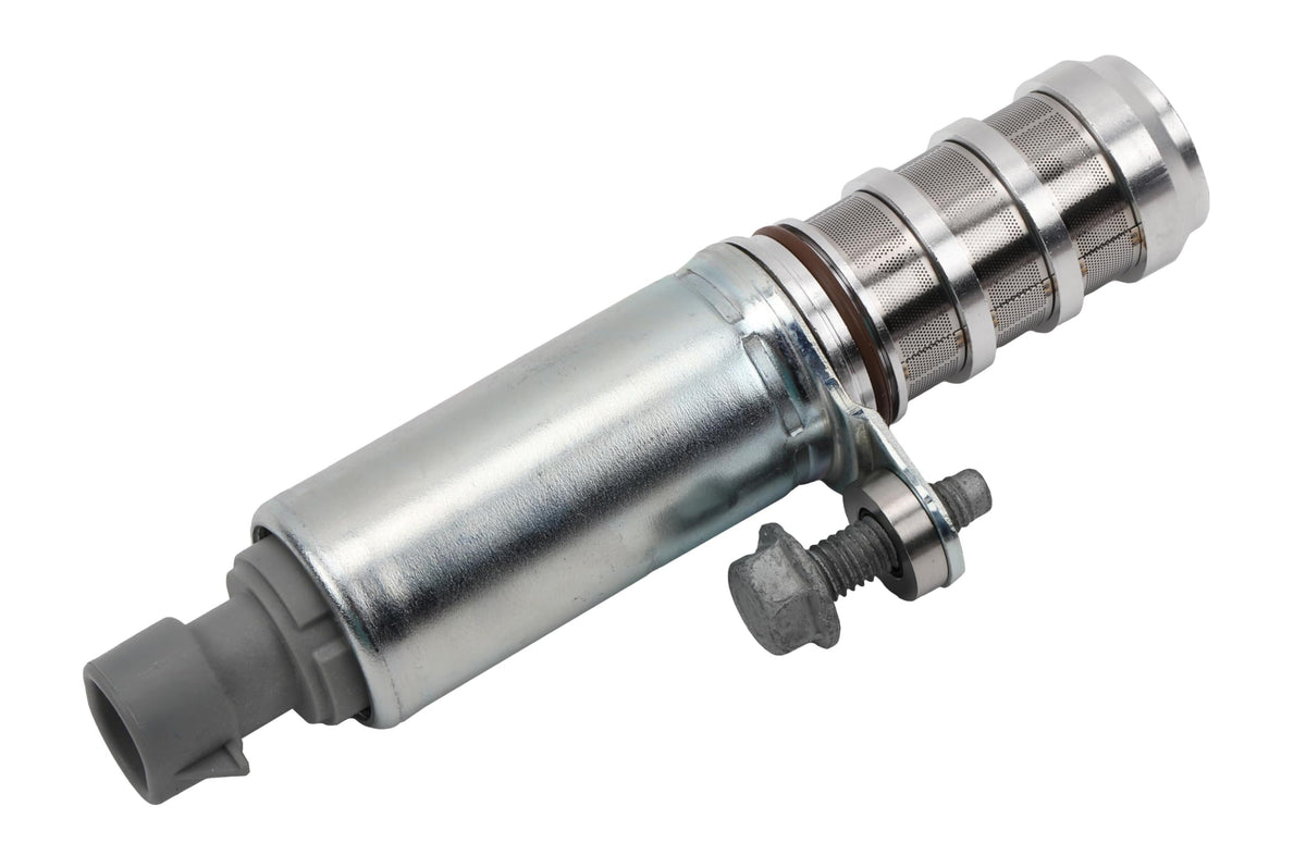 GM Genuine Parts intake VVT solenoid front view showing OE fit and corrosion coating