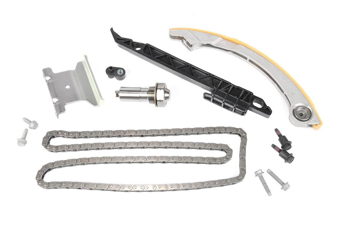 GM Genuine Parts timing chain kit front assembly showing parts for reliable fit