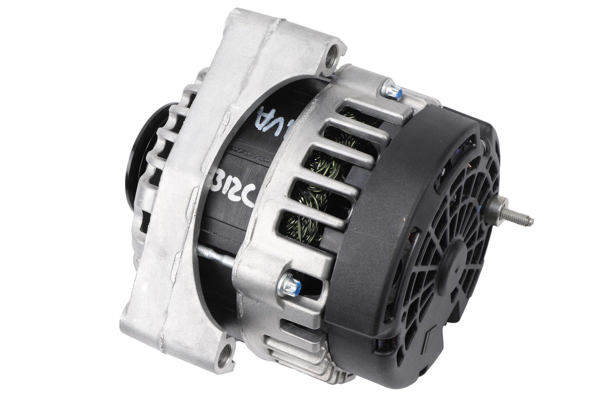 GM Genuine Parts alternator electrical connector close-up ensuring correct connection