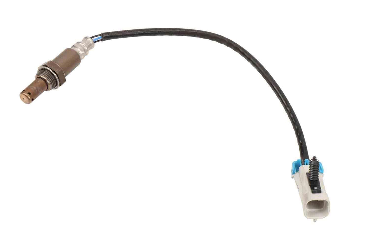 GM Genuine Parts front view of heated oxygen sensor showing OEM connector and body for reliable fit