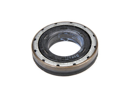 GM Genuine Parts axle seal close-up on shaft during installation for leak prevention