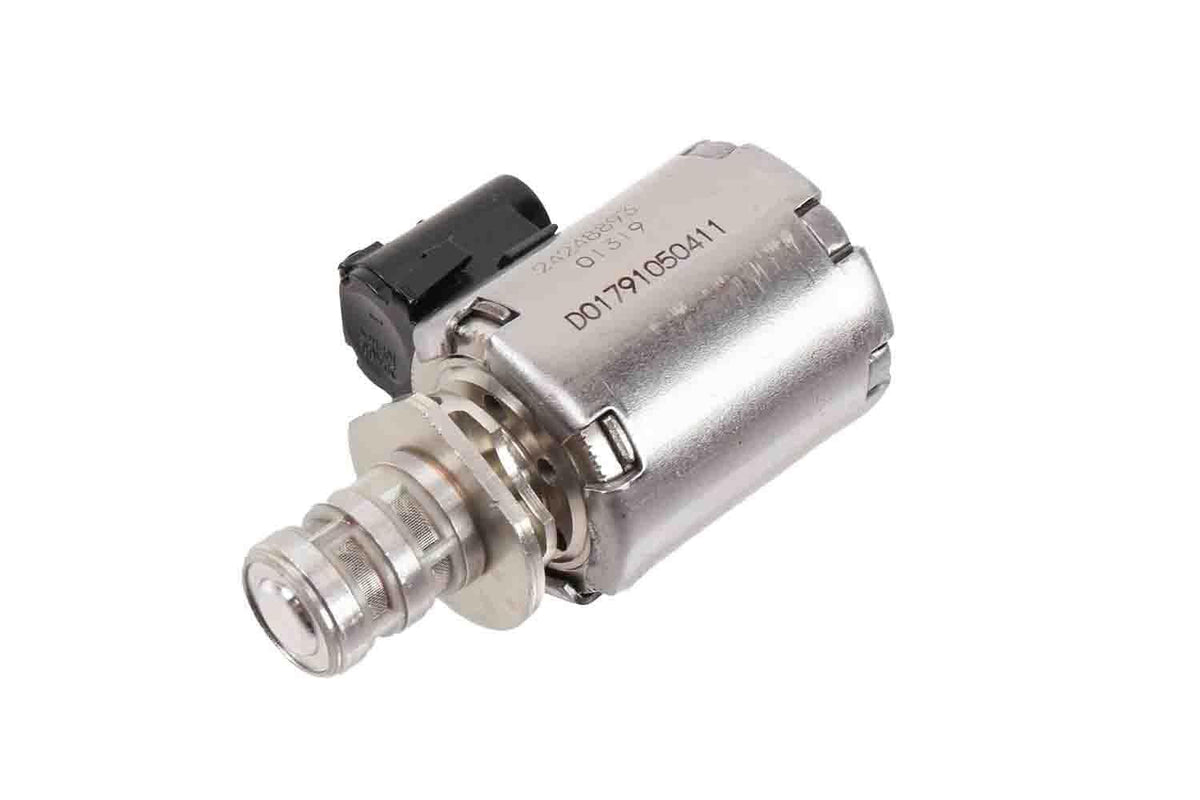 GM Genuine Parts 24248893 front view showing complete solenoid valve for accurate replacement