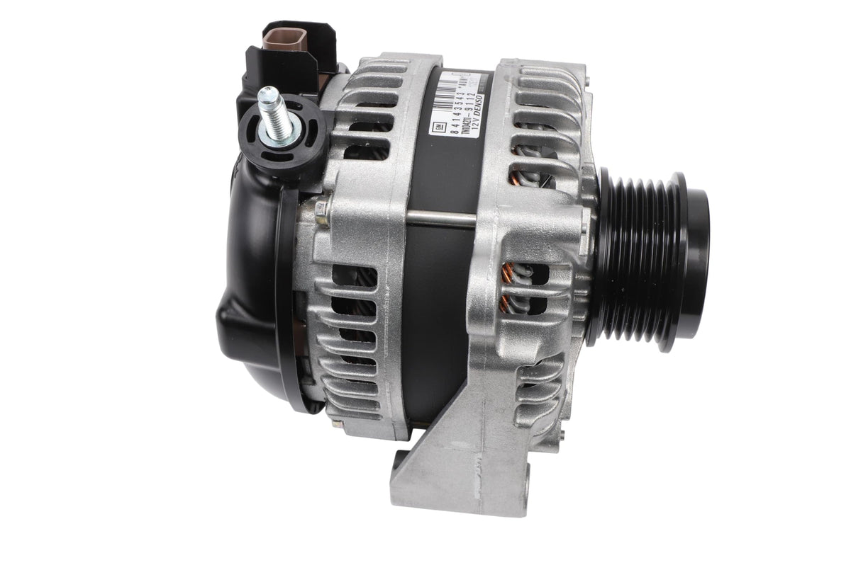 GM Genuine Parts alternator 84143543 front view showing complete unit and assured OEM fit