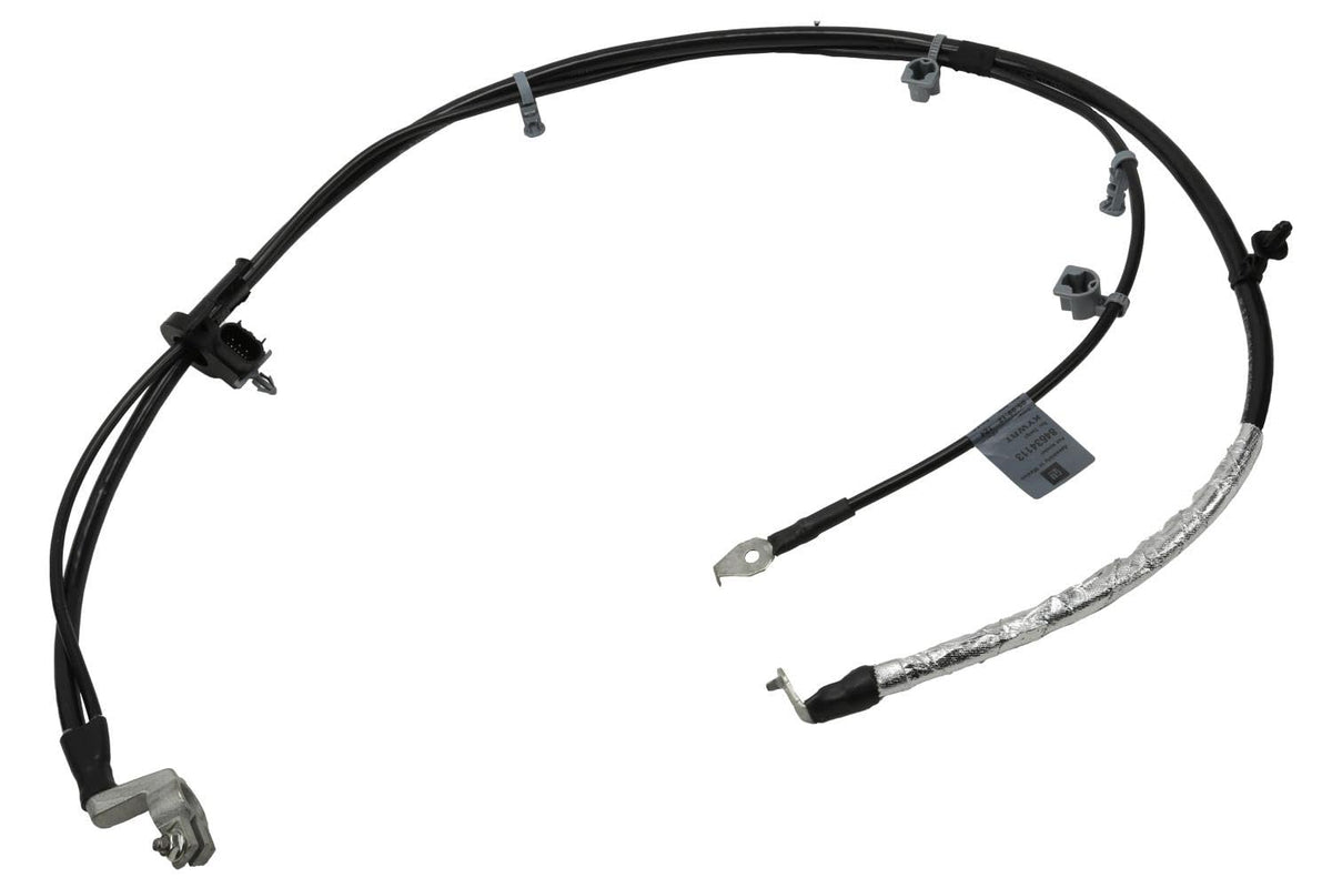 GM Genuine Parts battery negative cable front connector showing secure fit and reliable conductivity