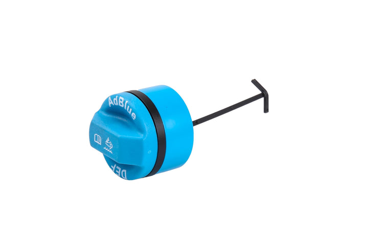 GM Genuine Parts DEF tank filler cap front view showing secure fit and OE reliability