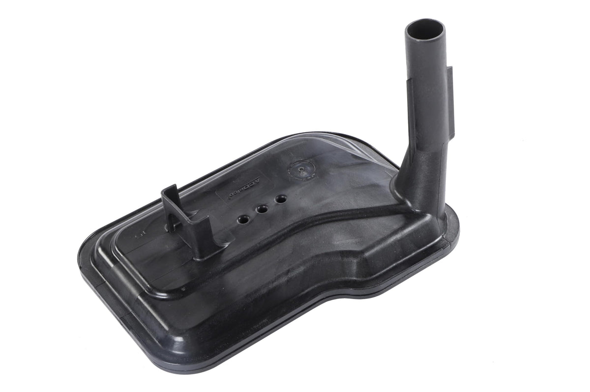 GM Genuine Parts transmission filter front view showing shape and mounting features for reliable fit