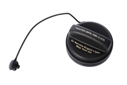 GM Genuine Parts fuel cap front view showing secure seal and fit