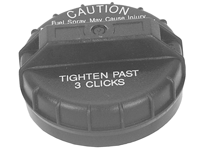 GM Genuine Parts fuel cap front view showing threaded seal for reliable leak protection