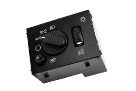 GM GENUINE PARTS headlamp switch front view showing mounting and connectors for easy replacement