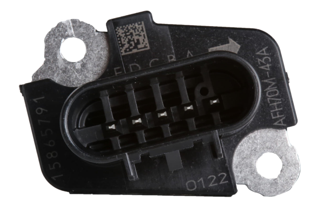 GM GENUINE PARTS installed MAF sensor in engine bay demonstrating OE fit and easy replacement