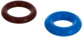 Close-up of GM Genuine Parts O-ring material and cross-section demonstrating durable texture