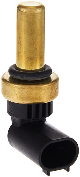 GM Genuine Parts front view of coolant temperature sensor showing correct connector and fit