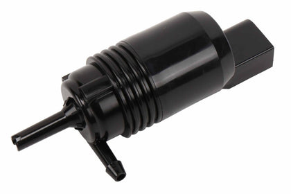 GM Genuine Parts washer pump front view showing compact design and correct fit