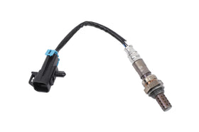 GM GENUINE PARTS heated oxygen sensor front view showing connector and benefits of exact OE fit