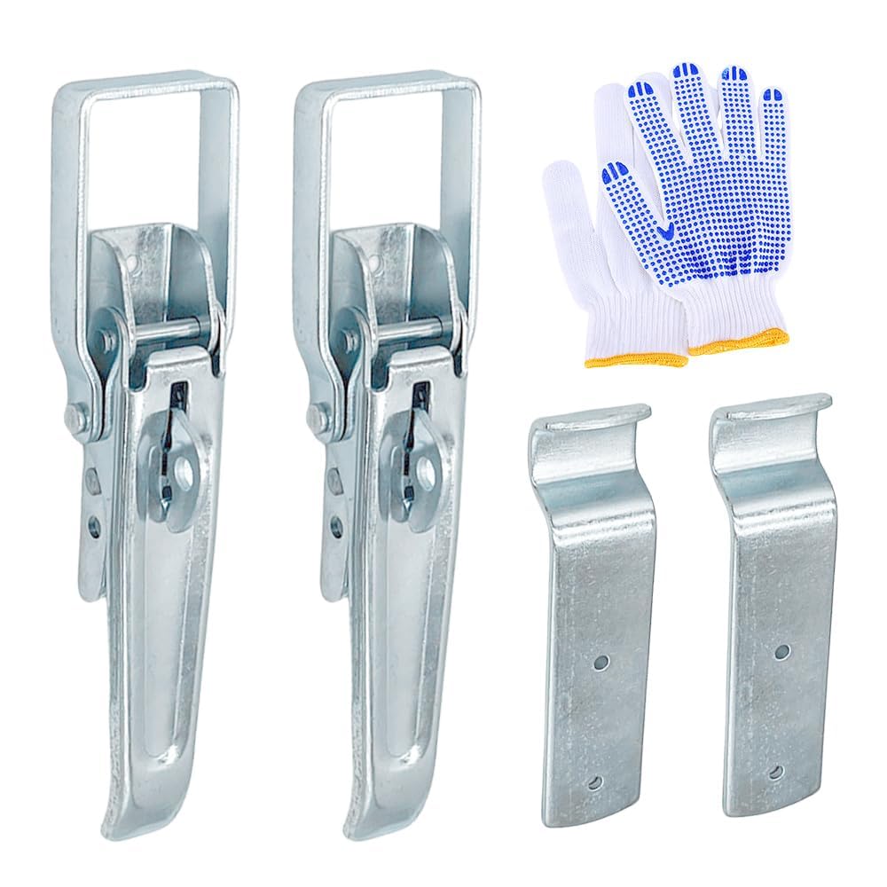GMKD front view of two latch handles showing sturdy shape and easy fit