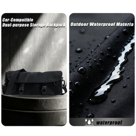 GMQ scale comparison on a car seat illustrating universal-fit benefit