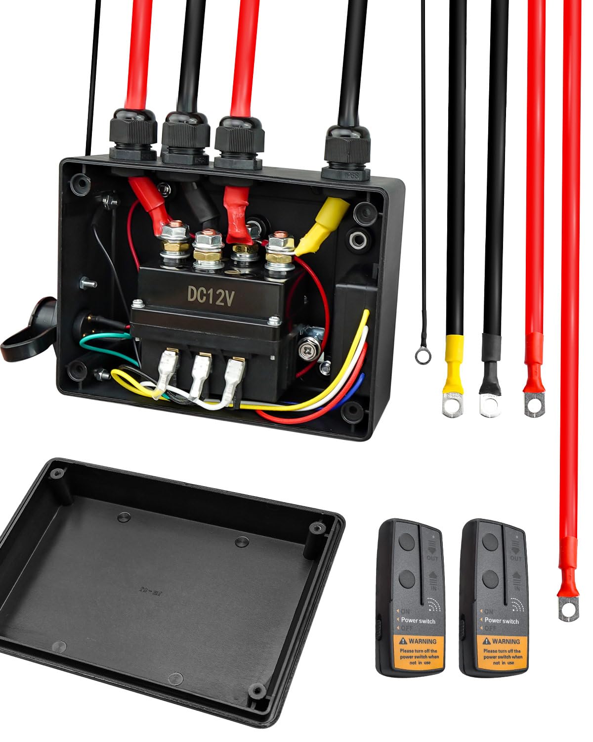 GMURA front view of control box showing ports and robust housing for protection