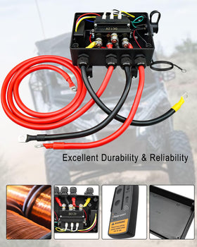 GMURA pair of wireless remotes shown in hand for safer remote winch control