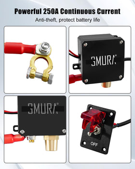 GMURA switch body close-up showing robust copper contacts and ABS housing for reliability