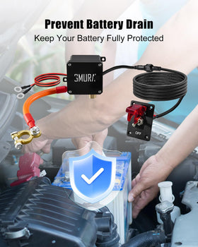 GMURA terminal and label detail highlighting 250A rating and clear installation info