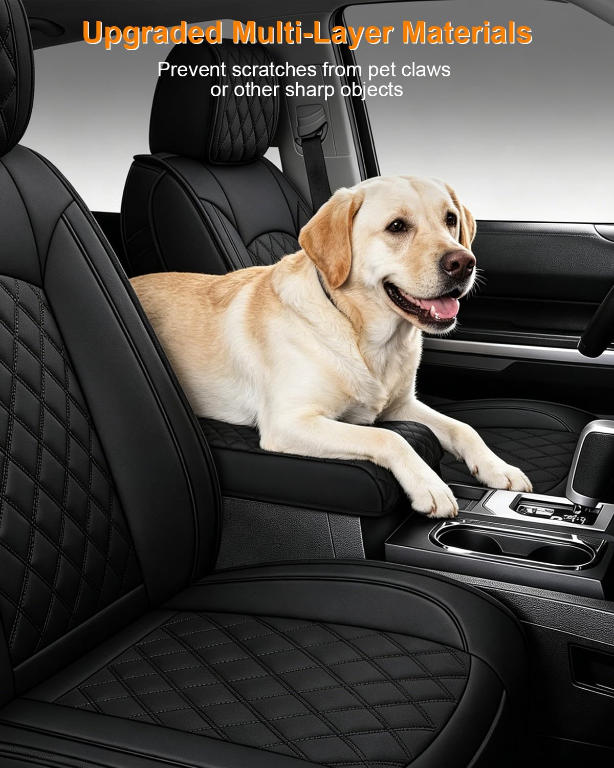 GNATIN lifestyle shot in truck interior illustrating comfort during driving
