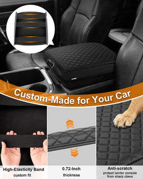 GNATIN in use with driver elbow resting for added comfort