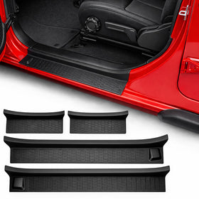 GNOWE front sill guards on packaging showing fit and easy install benefit
