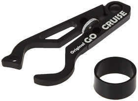 Go Cruise GC-A1BK front view showing compact clamp and smooth finish, boosts control