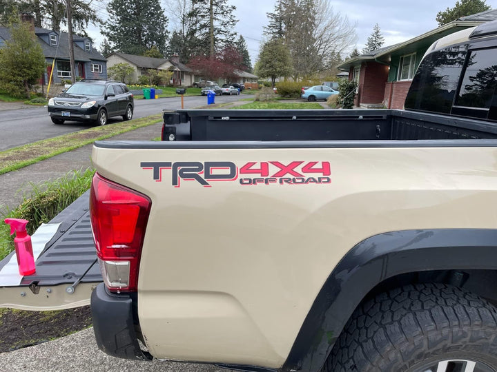 GO-GO.GROUP front view of decal sheet showing bold 4x4 graphics and matte finish for upgrade