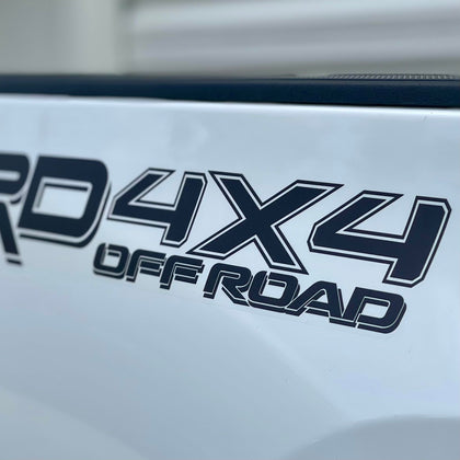GO-GO.GROUP front bedside decal on truck showing clean OEM-like upgrade