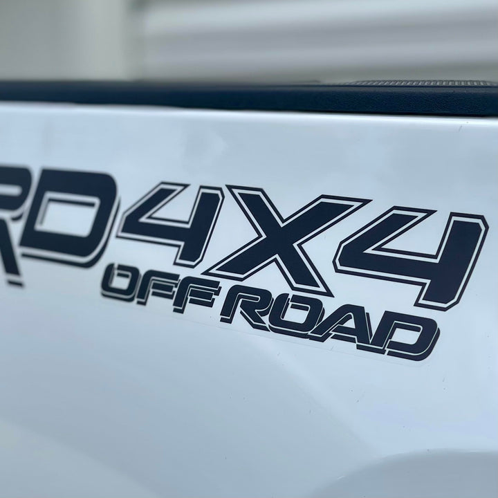 GO-GO.GROUP front bedside decal on truck showing clean OEM-like upgrade