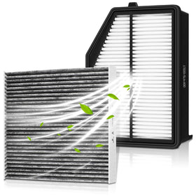GoaMotors engine filter front packaging showing OEM fit benefits