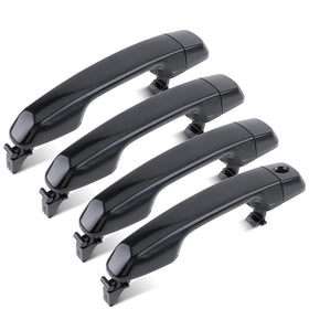 GoaMotors front view of four black handles shows fit and finish benefit