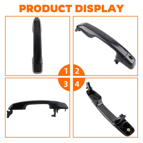 GoaMotors handle cap detail displays precise molding and clean look benefit