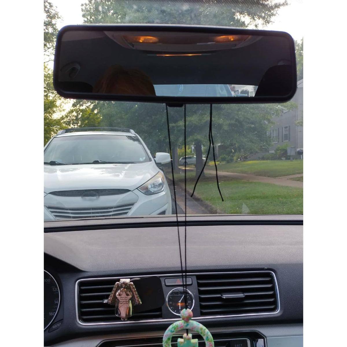 GoaMotors close-up of mirror glass highlighting clear reflection and improved rear sight