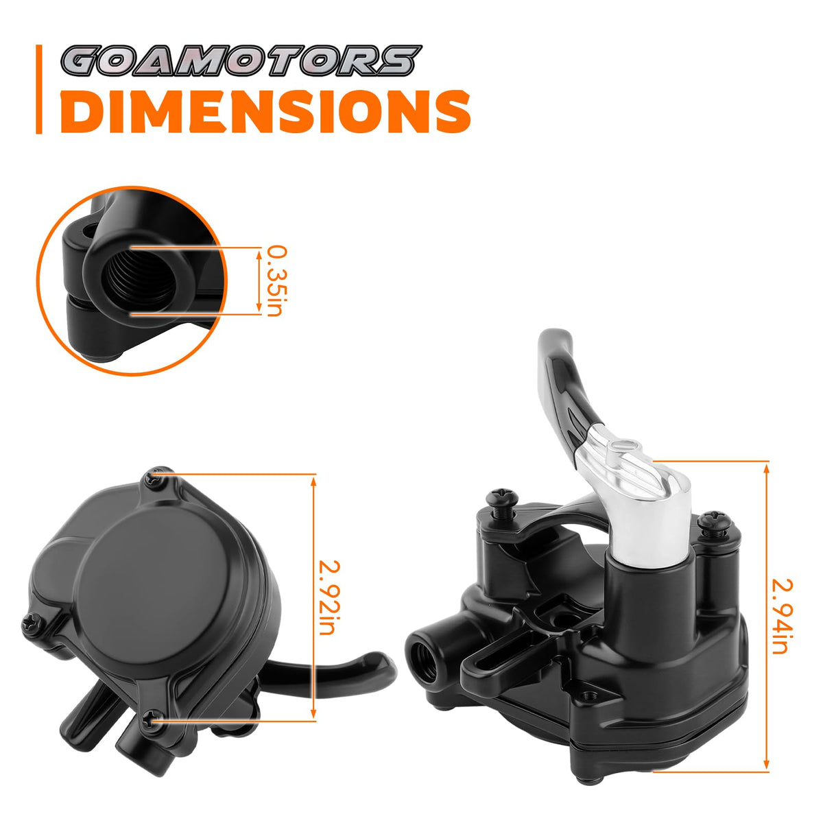 GoaMotors close-up of throttle grip showing textured surface for better control