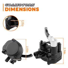 GoaMotors close-up of throttle grip showing textured surface for better control