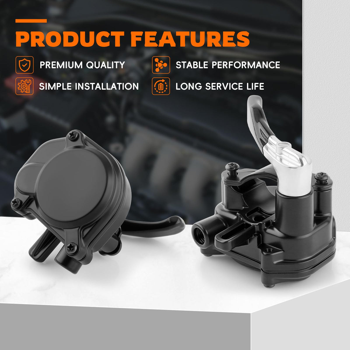 GoaMotors installed thumb throttle on handlebars demonstrating easy fit