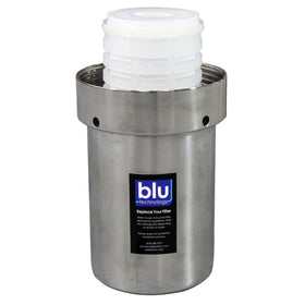 blu technology three cartridges lined up demonstrating easy swap replacements for restored system performance